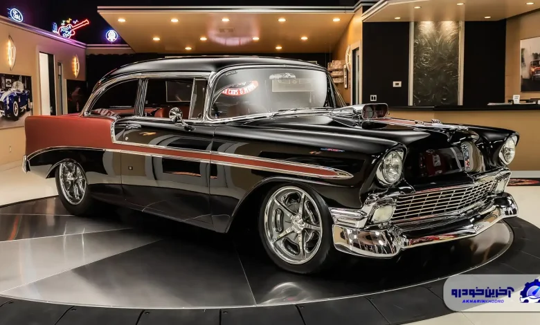 فروش جواهری کلاسیک توسط ونگارد موتور؛ شورولت بل ایر بازسازی‌شده با قلب V8 و قیمت نجومی